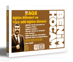 Benim Hocam 2026 AGS Eğitim Bilimleri ve Türk Milli Eğitim Sistemi Video Ders Notları