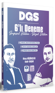 Benim Hocam 2026 DGS 6'LI Deneme Sayısal Bölüm - Sözel Bölüm