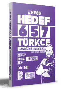 Benim Hocam 2026 KPSS Hedef 657 Türkçe Tamamı Çözümlü Branş Denemesi