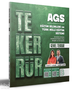 Benim Hocam AGS Tekerrür KPSS Eğitim Bilimleri ve Türk Milli Eğitim Sistemi Genel Tekrar