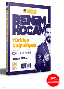 Benim Hocam Yayınları 2025 AGS Türkiye Coğrafyası Konu Anlatımı