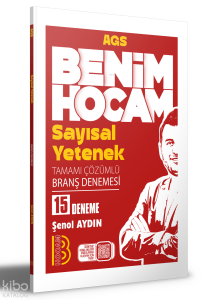 Benim Hocam Yayınları 2026 AGS Sayısal Yetenek Tamamı Çözümlü 15 Branş Denemesi