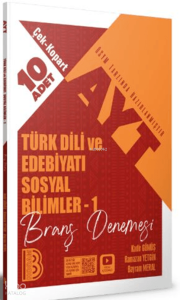 Benim Hocam Yayınları 2026 AYT Türk Dili ve Edebiyatı Sosyal Bilimler - 1 Çek Kopar 10'lu