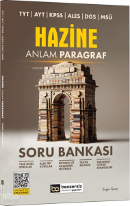 Benzersiz Akademi Yayınları TYT AYT KPSS ALES DGS MSÜ Hazine Anlam Paragraf Soru Bankası