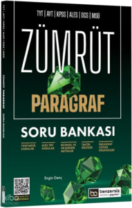 Benzersiz Akademi Yayınları TYT AYT KPSS ALES DGS MSÜ Zümrüt Paragraf Soru Bankası