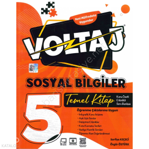 Berkay Yayıncılık 5. Sınıf Voltaj Sosyal Bilgiler Temel Kitap