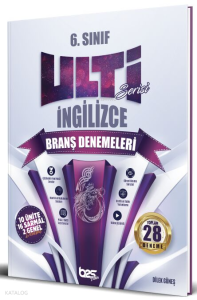 Bes Yayınları 6.Sınıf İngilizce Ulti Serisi Branş Denemeleri