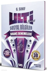 Bes Yayınları 6. Sınıf Sosyal Bilgiler Ulti Serisi Denemeleri