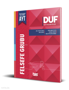 Bes Yayınları Duf YKS AYT Soru Föyü Felsefe Grubu - 2026-27