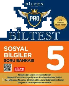 Bilfen Yayıncılık 5. Sınıf Sosyal Bilgiler Biltest Pro Soru Bankası
