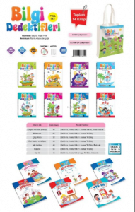 Bilgi Dedektifleri 5 +  Yaş Çantalı Set (14 Kitap);Okul Öncesi Eğitim Seti