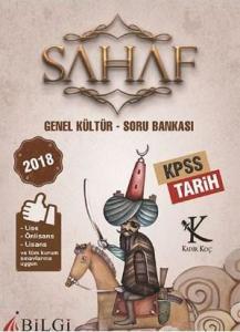 Bilgi Eğitim Merkezi 2018 KPSS Genel Kültür SAHAF Tarih Soru Bankası