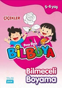 Bilmeceli Boyama Çiçekler(5-6) Yaş