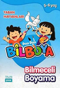 Bilmeceli Boyama Yaban Hayvanları ( 5-6) Yaş