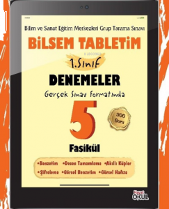 Bilsem Tabletim 1. Sınıf Denemeler 5 Fasikül