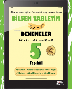 Bilsem Tabletim 3. Sınıf Denemeler 5 Fasikül