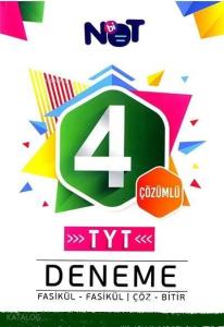 BiNot Yayınları TYT Çözümlü 4 Deneme BiNot 