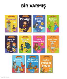 Bir Varmış Seti (10 Kitap +1 Aktivite Takım)