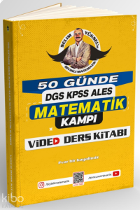 Bıyıklı Matematik 50 Günde DGS - KPSS - ALES Matematik Kampı Video Ders Kitabı
