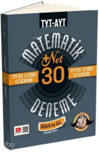 Bıyıklı Matematik TYT İlk 12 AYT İlk 10 Soru Matematik 30 Deneme