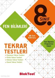 BlokTest 8. Sınıf LGS Fen Bilimleri Tekrar Testleri BlokTest