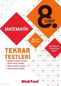 BlokTest 8. Sınıf LGS Matematik Tekrar Testleri BlokTest