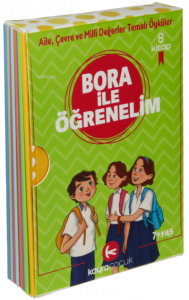 Bora İle Öğrenelim Öyküleri (8 Kitap Set-7+Yaş Renkli Resimli)