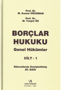 Borçlar Hukuku Genel Hükümler Cilt - 1