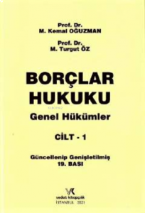 Borçlar Hukuku Genel Hükümler Cilt–1