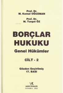 Borçlar Hukuku Genel Hükümler Cilt - 2