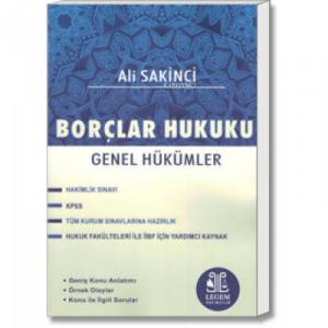 Borçlar Hukuku Genel Hükümler