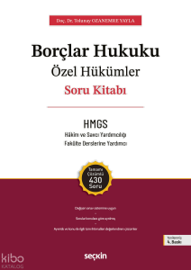 Borçlar Hukuku Özel Hükümler Soru Kitabı