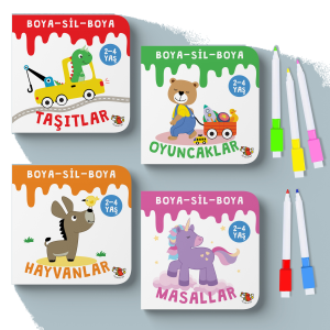 Boya-Sil-Boya (4 Kitap Set)