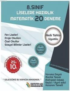 Branş Akademi Yayınları 8. Sınıf LGS Matematik 20 Deneme Branş Akademi