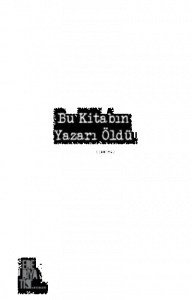 Bu Kitabın Yazarı Öldü