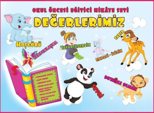 Büyük Boy Değerlerimiz Hikaye Seti 15 Kitap