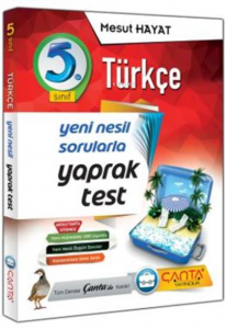 Çanta 5.Sınıf Yaprak Test Türkçe 2019 - 14 90