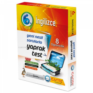 Çanta 6.Sınıf Kutu Yaprak Test İngilizce -
