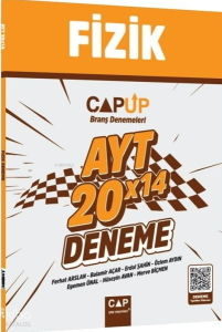 Çap Yayınları YKS AYT Fizik 20x14 UP Deneme Çözümlü
