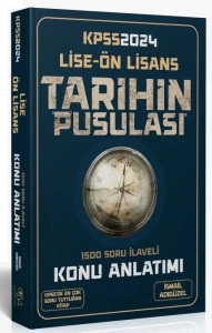 CBA Yayınları 2024 KPSS Lise Ön Lisans Tarihin Pusulası Konu Anlatımı - İsmail Adıgüzel CBA Yayınları