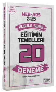 CBA Yayınları 2025 MEB-AGS Eğitimin Temelleri 20 Deneme Çözümlü Pusula Serisi