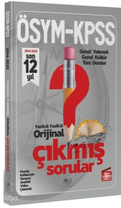 CBA Yayınları 2026 KPSS Genel Yetenek Genel Kültür Orijinal Son 12 Yıl Çıkmış Sorular Fasikül Çözümlü