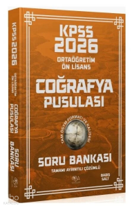 CBA Yayınları 2026 KPSS Lise Ortaöğretim Ön Lisans Coğrafya Pusulası Soru Bankası Çözümlü