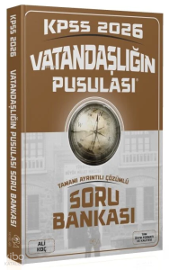 CBA Yayınları 2026 KPSS Vatandaşlık Vatandaşlığın Pusulası Soru Bankası Çözümlü