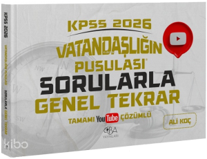 CBA Yayınları 2026 KPSS Vatandaşlık Vatandaşlığın Pusulası Sorularla Genel Tekrar