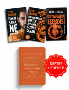 Çetin Çetintaş Kitap Seti Defter Hediyeli (3 Kitap)
