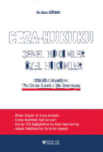Ceza Hukuku;Genel Hükümler- Özel Hükümler