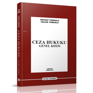 Ceza Hukuku Genel Kısım