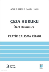 Ceza Hukuku Özel Hükümler;Pratik Çalışma Kitabı