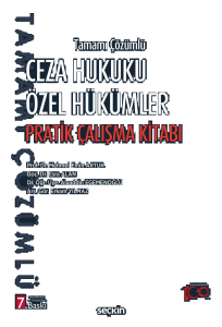 Ceza Hukuku Özel Hükümler Pratik Çalışma Kitabı